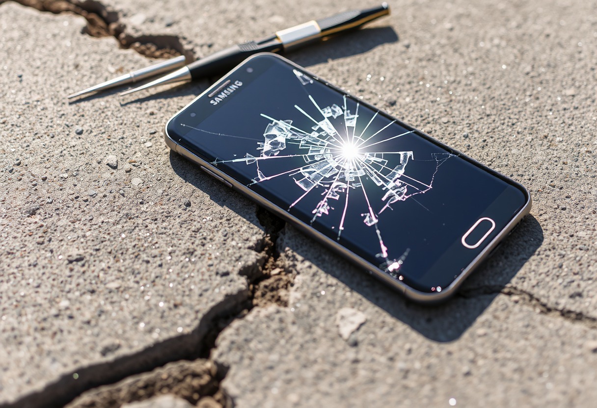 Poškozený displej telefonu se dá opravit